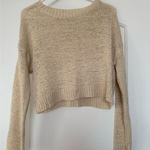 Sans Souci Beige Knit Sweater